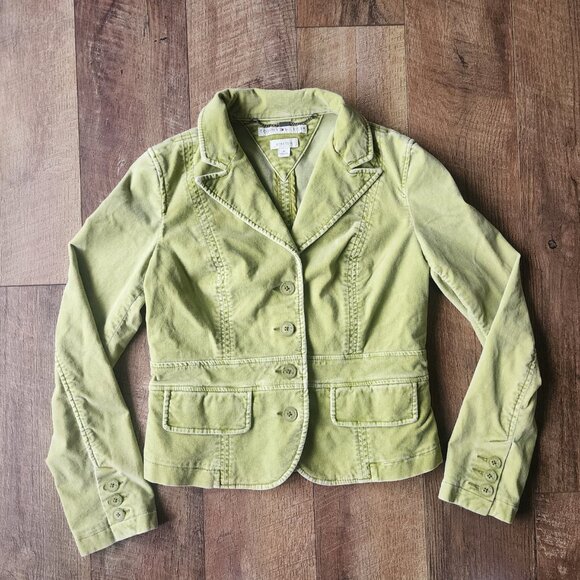 Tommy Hilfiger Jackets & Coats Tommy Hilfiger Retro Green Velvet